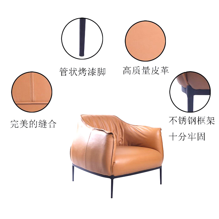 现代沙发椅（Archibald Armchair）细节图