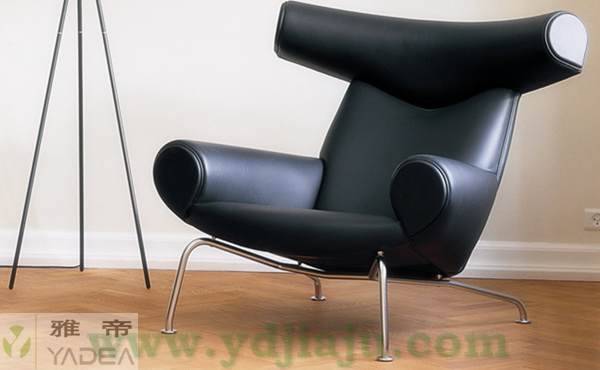 [真皮休闲椅]OX Lounge Chair with Ottoman(公牛椅)