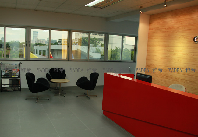 公司前台 南山commscope项目