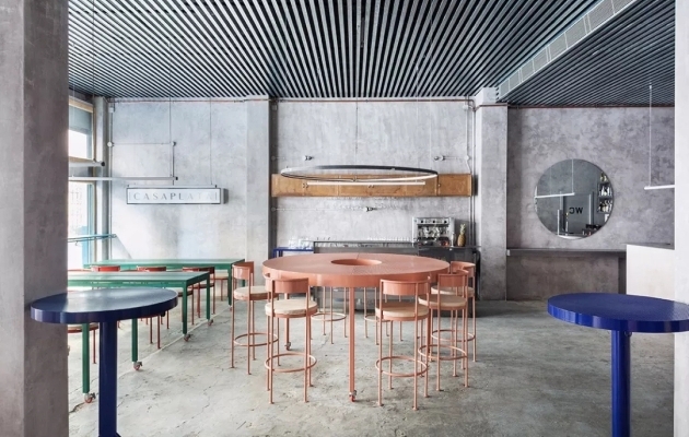 西班牙餐厅设计案例:极简而高级