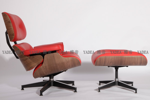 红色伊姆斯休闲椅