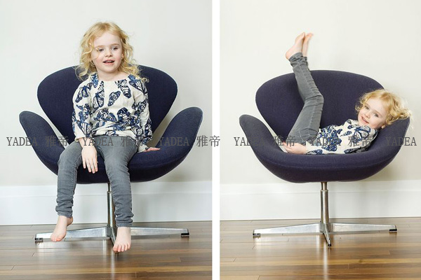 紫色天鹅椅(purple swan chair)