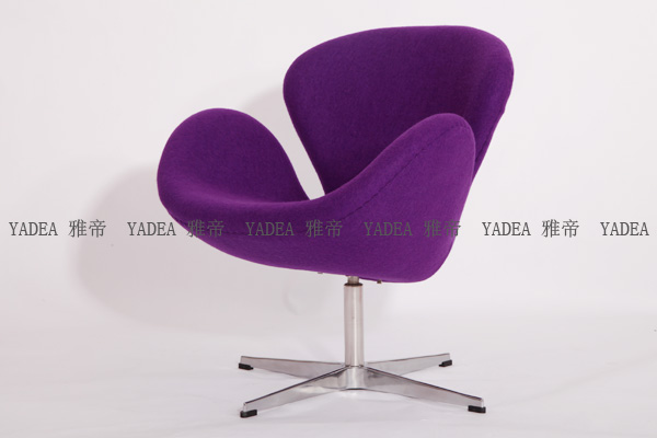紫色天鹅椅（purple swan chair）