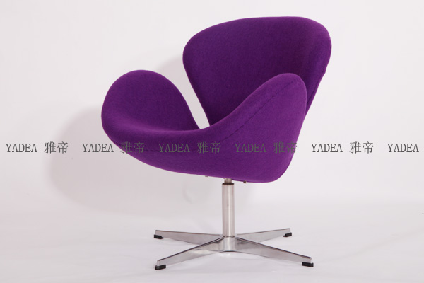 紫色天鹅椅(purple swan chair)