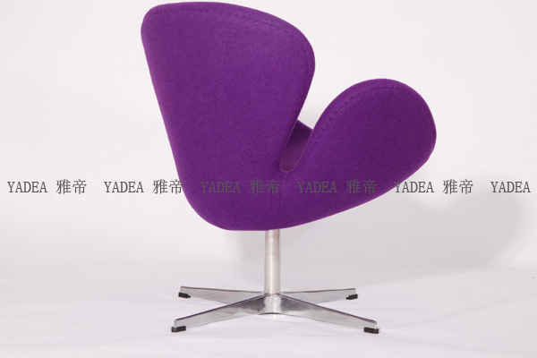 紫色天鹅椅(purple swan chair)