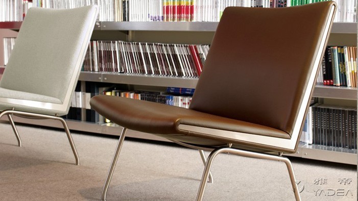 CH401,百搭真皮休闲椅