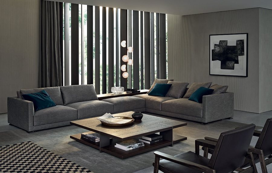 现代简约客厅沙发(Bristol Sofa)图片