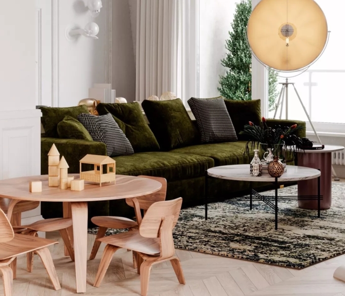 适合年轻白领的精致而优雅的公寓