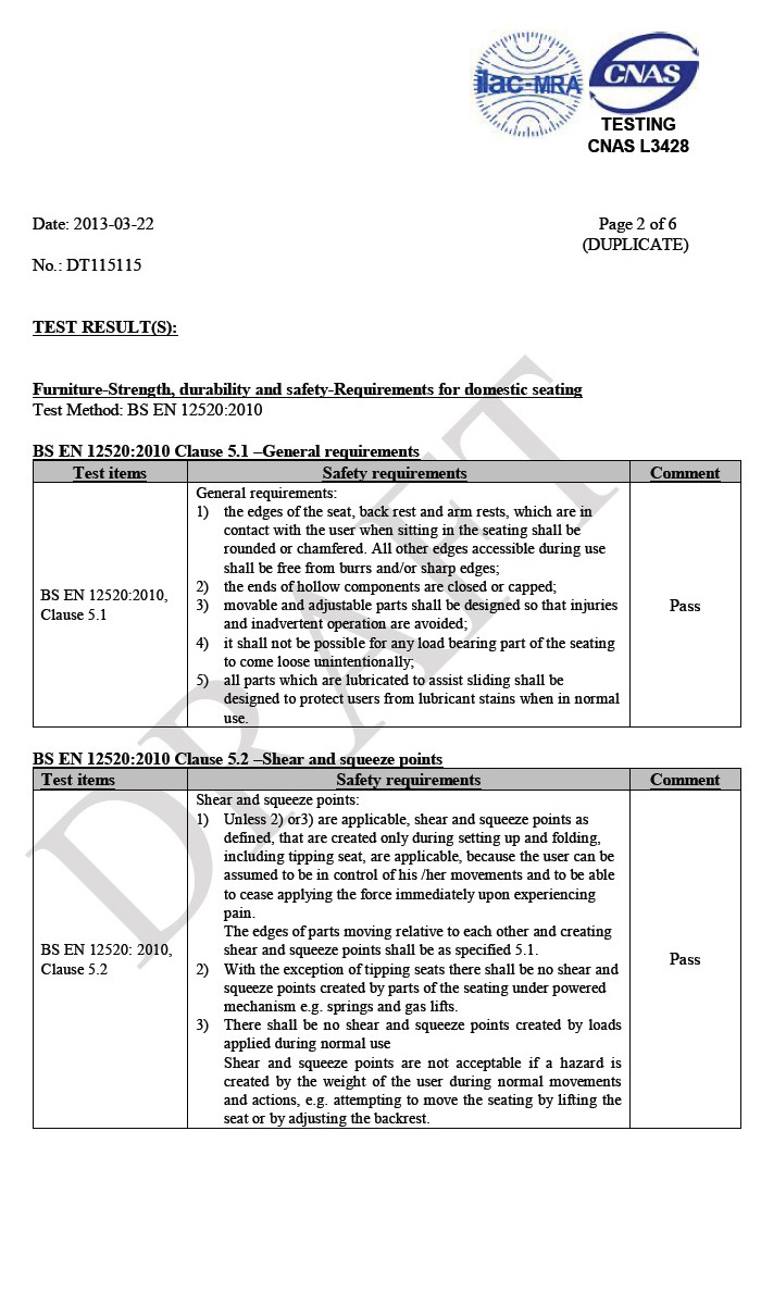 伊姆斯休闲椅认证