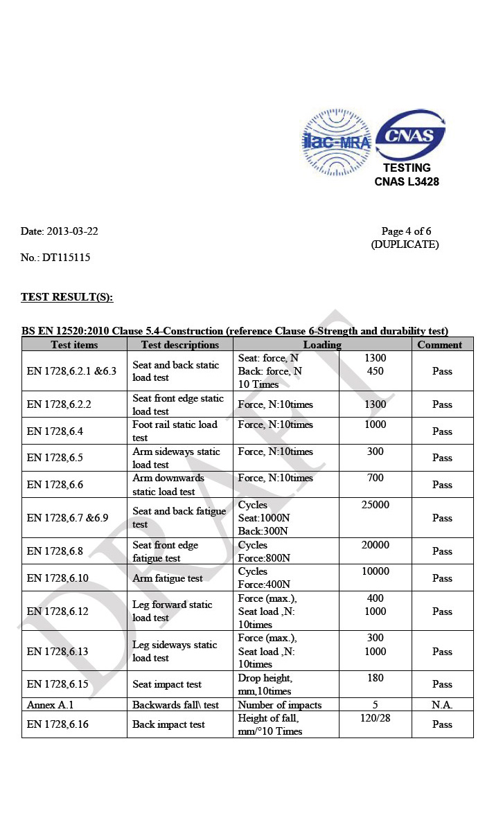 伊姆斯休闲椅认证