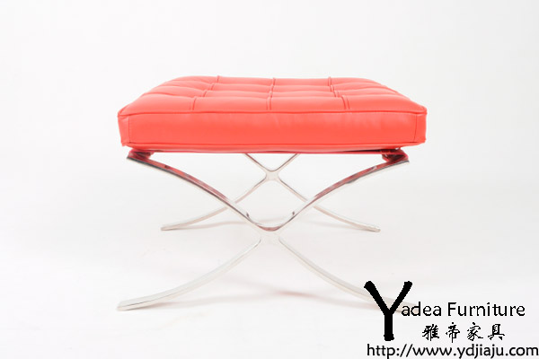 巴塞罗那椅脚凳(Barcelona Chair FootStool)