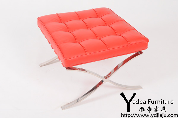 巴塞罗那椅脚凳(Barcelona Chair FootStool)