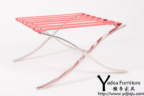 巴塞罗那椅脚凳(Barcelona Chair FootStool)