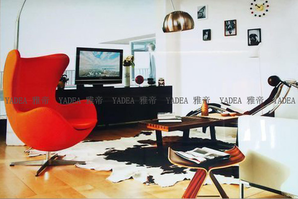 橙色蛋椅(orange egg chair)