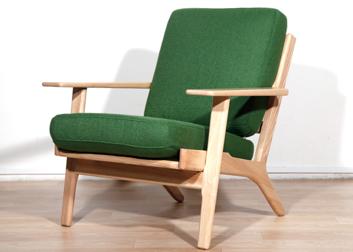 北欧休闲椅（Hans Wegner Plank Chair）图片