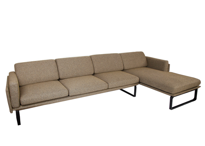 北欧布艺转角沙发