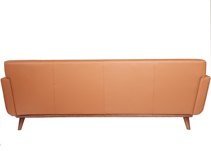 真皮三人斯皮尔沙发（Spiers Sofa）的背面图片