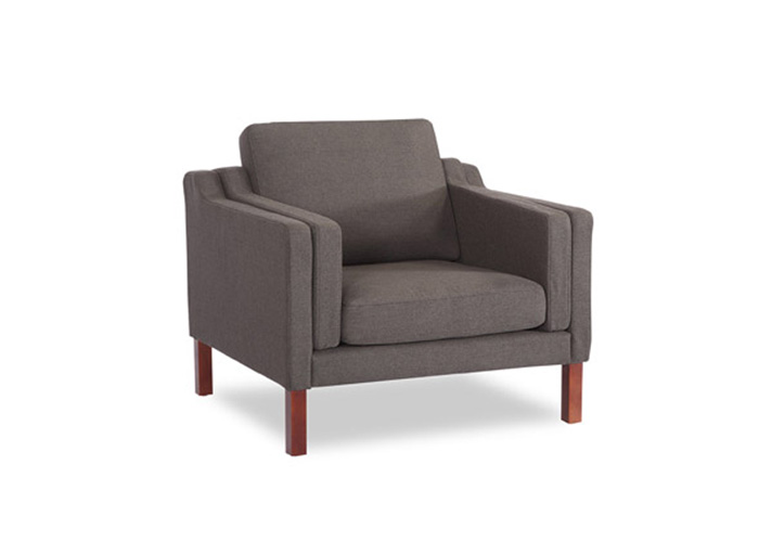 单人位真皮沙发椅(Borge Mogensen 2211 Chair)