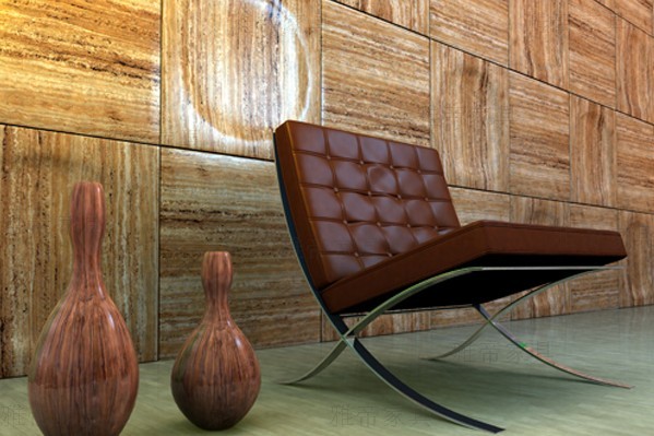 青皮巴塞罗那椅(Barcelona Chair In Aniline Leathe)