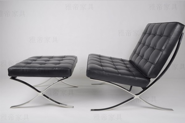 青皮巴塞罗那椅(Barcelona Chair In Aniline Leathe)