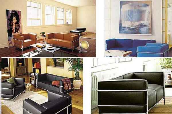 柯布西耶设计的真皮沙发(Le Corbusier Sofa)