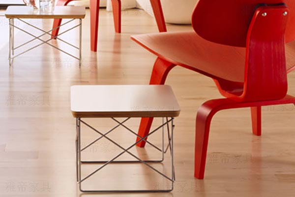 伊姆斯方形茶几(Eames Wire Base Table) 伊姆斯方形茶几(Eames Wire Base Table)
