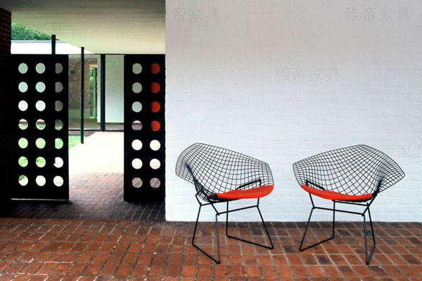 休闲铁线椅子(Diamond Arm Chair) 休闲铁线椅子(Diamond Arm Chair)