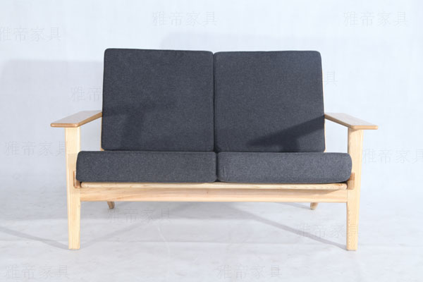 Hans Wegner 2 Seater Plank Sofa(双人位汉森实木沙发)