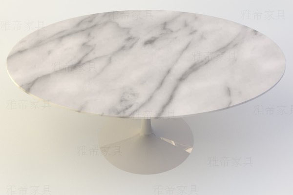 沙里宁郁金香餐桌(Saarinen Tulip Oval Dining Table)