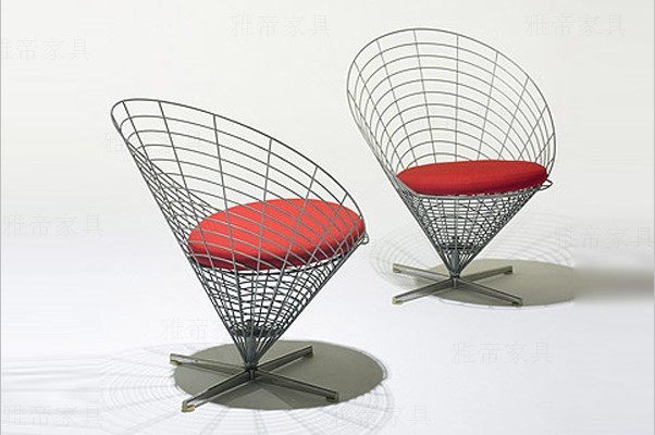 椎形铁线椅(Wire Cone Chair)