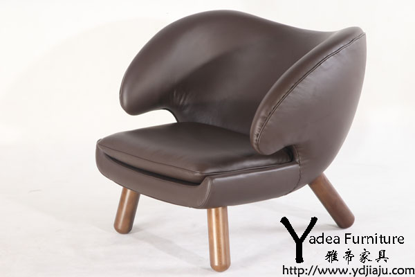诗人椅--真皮塘鹅椅