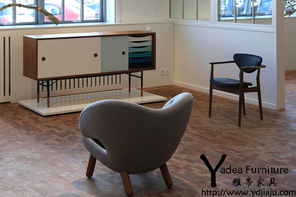 诗人椅--真皮塘鹅椅