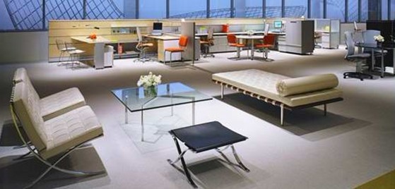 现代办公室 巴塞罗那椅可以有