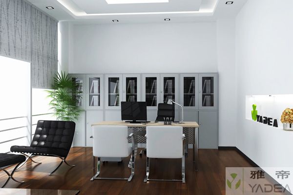 现代办公室效果图