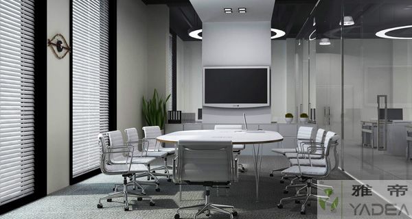 现代办公室效果图