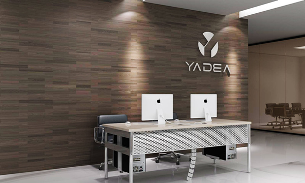 雅帝家具公司经理前台及接待区设计效果图案例