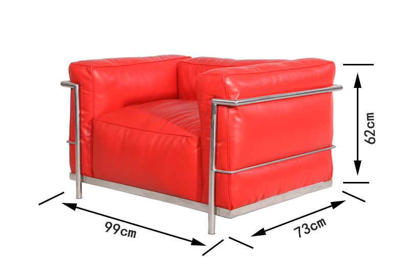 LC3柯布西耶单人位沙发