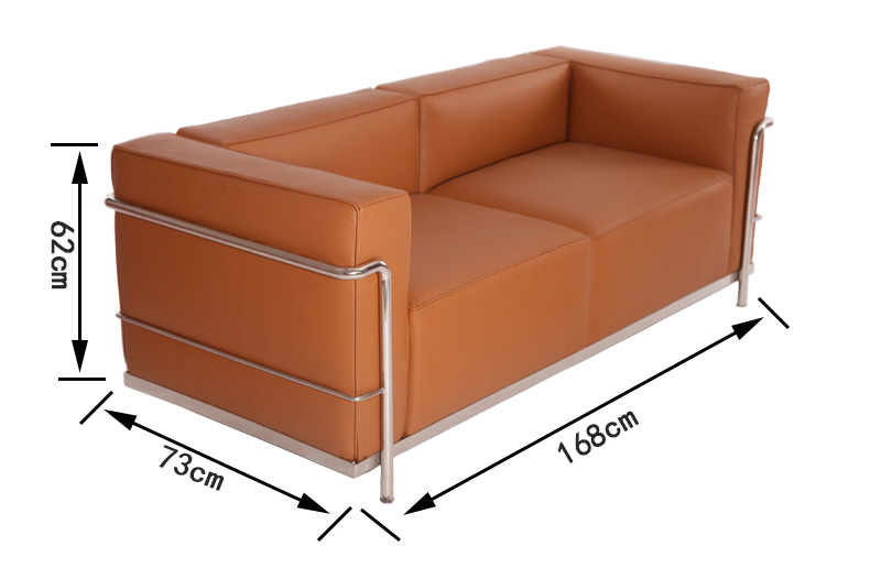 LC3双人位真皮沙发