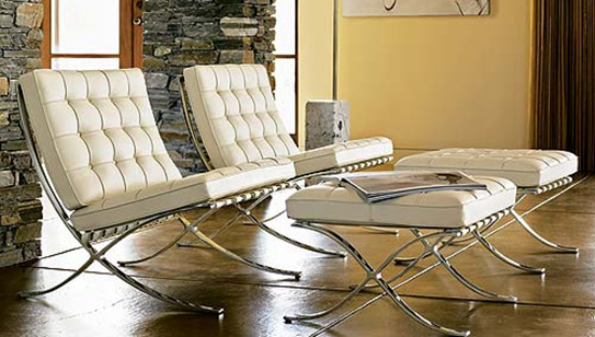 真皮沙发椅 巴塞罗那椅