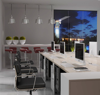 雅帝家具公司非传统办公室设计效果图