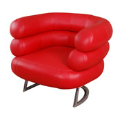 【真皮沙发椅】Eileen Gray Bibendum Chair 必比登椅
