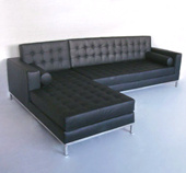 【转角沙发】Florence Knoll  Sofa 转角真皮沙发