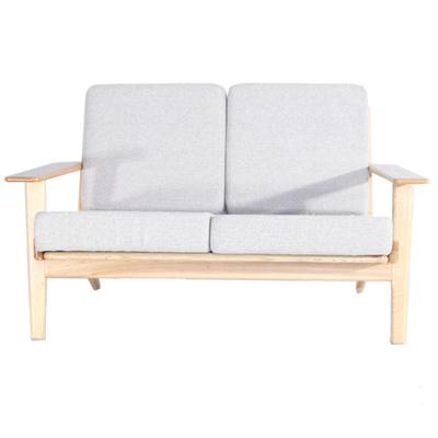 Hans Wegner 2 Seater Plank Sofa(双人位汉森实木沙发)