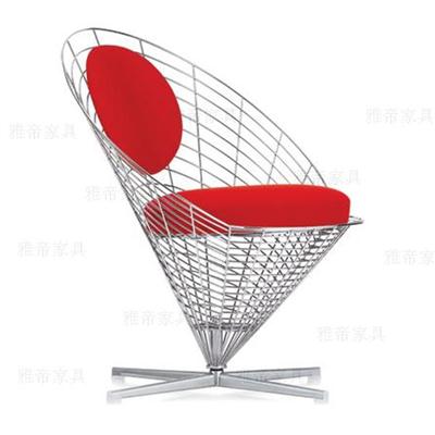 椎形铁线椅(Wire Cone Chair)
