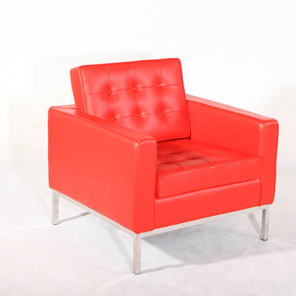 现代简约单人真皮沙发批发