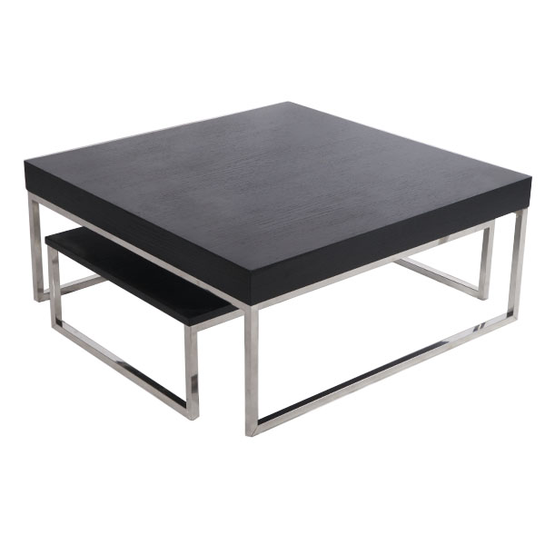 长方形实木咖啡桌