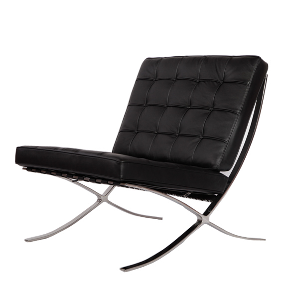 黑色巴塞罗那椅（ in Black Leather）