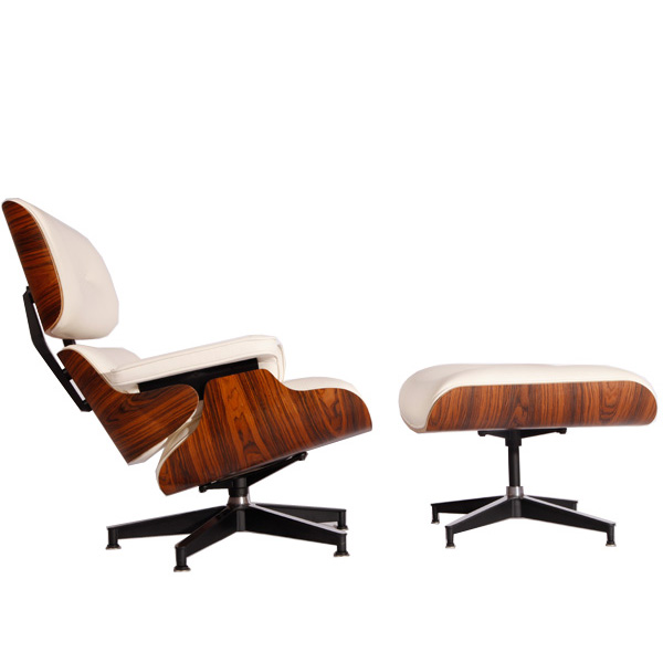 白色伊姆斯休闲椅（ In White Leather）