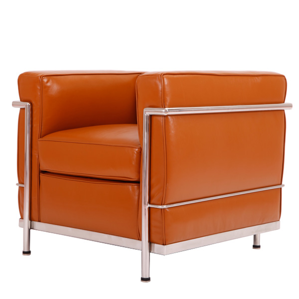 浅棕色柯布西耶沙发(Light Brown Corbusier Sofa)