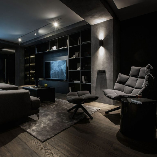 深灰色风格装修案例